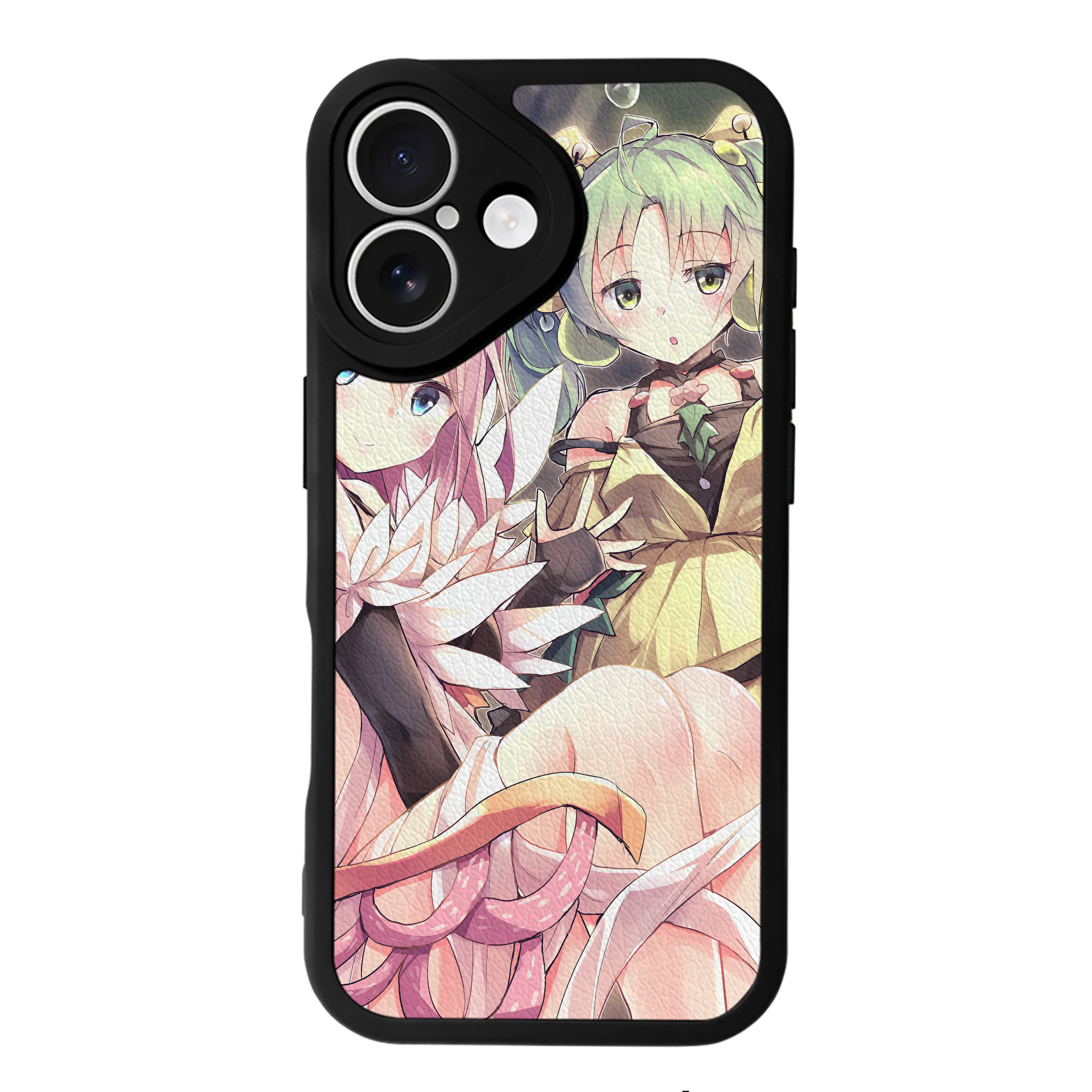 （画像用） 遊☆戯☆王 Yu-Gi-Oh! 【iPhone 16シリーズ対応】シリコンスマホケース（レザー調） 材質：シリコン